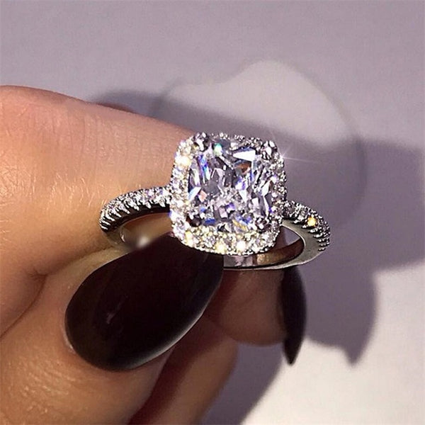 Ailend accepts custom jewelry crystal ring set European and American